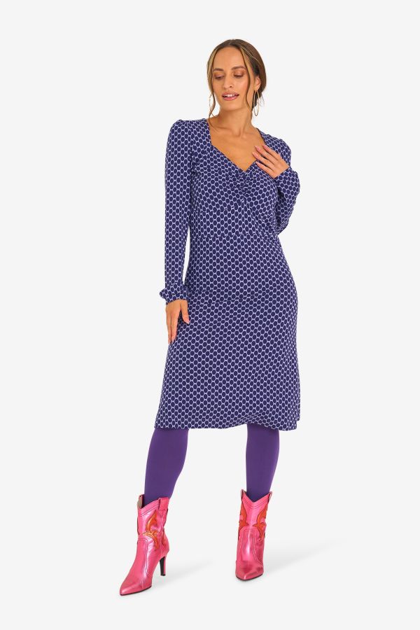 Lala Dress Oval Purple