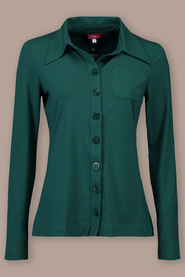 Button Shirt Green